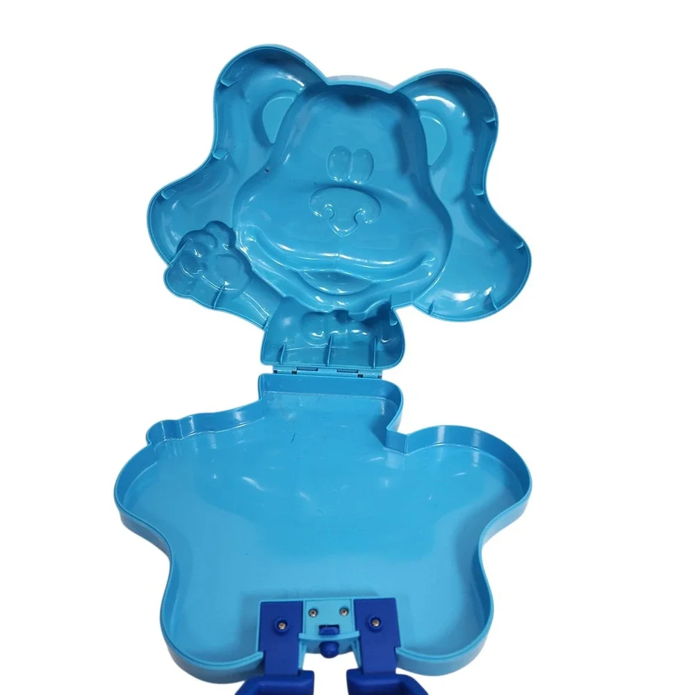 Blues Clues Plastic Carry Case Blue Dog Handheld Toy‎ Storage Holder